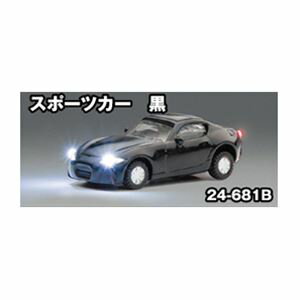 ジャストプラグ スポーツカー 黒 24-681B Nゲージ