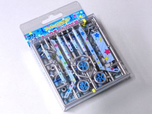 プリプラ フィギュアの遊び キックボード（POP柄）