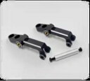 BBX用アルミフロントショックタワー(ブラック) BXP-03BK RCパーツ