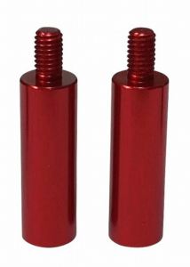 S-Line7075 C足延長カラー レッド 18mm TP-25718 RCパーツ