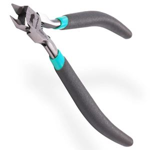極薄刃ニッパー 片刃【左手用】グレー&ミント AUNIP-20Le プラモデルツール