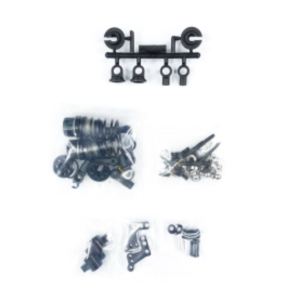 SAKURA D4用XeonACGアンチキャンバーギャップミキシングリンケージ（ブラック） SAK-D4831/BK RCパーツ