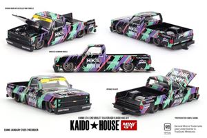 1/64 Chevrolet Silverado KAIDO HKS V1(右ハンドル) KHMG174 完成品ミニカー
