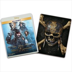 [Blu-ray]　オンライン数量限定商品　パイレーツ・オブ・カリビアン／最後の海賊　MOVIENEXプラス3Dスチールブック