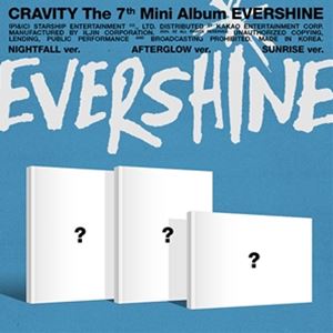 7TH MINI ALBUM ： EVERSHINE （STD）詳しい納期他、ご注文時はお支払・送料・返品のページをご確認ください発売日2024/2/27CRAVITY / 7TH MINI ALBUM ： EVERSHINE （STD）クレビティ / 7THミニ・アルバム：エヴァーシャイン（STD） ジャンル 洋楽アジアンポップス 関連キーワード クレビティCRAVITY2020年デビューの9人組ボーイズグループ、CRAVITY（クレビティ）が7集ミニ・アルバムでカムバック!!※150x210mm／バージョン3種あり（NIGHTFALL ver. ／ AFTERGLOW ver. ／ SUNRISE ver.）、ランダム出荷。関連商品K-POP 輸入盤 一覧はコチラ 種別 CD 【輸入盤】 JAN 8804775368721登録日2024/02/06