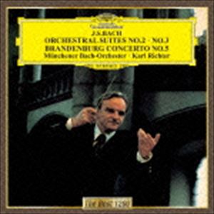カール・リヒター（cond、cemb） / バッハ：管弦楽組曲第2番・第3番 ブランデンブルク協奏曲第5番 [CD]