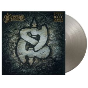 輸入盤 SAXON / SOLID BALL OF ROCK （SILVER） [LP]