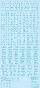 ピクセル迷彩デカール2 ミント P9CA-MIN