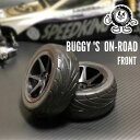 <ハリカン君>バギー用オンロードタイヤ (フロント用/インナー入) BTS-01F RCパーツ