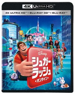 シュガーラッシュオンライン詳しい納期他、ご注文時はお支払・送料・返品のページをご確認ください発売日2026/3/11関連キーワード：アニメーション アニメ映画 アニメ 映画 Ralph Breaks the Internet ブルーレイ BDシュガー・ラッシュ：オンライン 4K UHD＋3D＋ブルーレイセットシュガーラッシュオンライン ジャンル アニメディズニーアニメ 監督 リッチ・ムーアフィル・ジョンストン 出演 ジョン・C.ライリーサラ・シルヴァーマンガル・ガドットタラジ・P・ヘンソンビル・ヘイダージャック・マクブレイヤー好奇心旺盛な天才レーサーのヴァネロペと、彼女の大親友で心優しいゲームの悪役キャラクターのラルフは、レースゲーム＜シュガー・ラッシュ＞の危機を救うため、誰も見たことのないインターネットの世界へ飛び出す。そこはディズニープリンセスたちに出会えるなど、何でもありで何でも叶う夢のような世界だが、思いもよらぬ危険も潜んでいて、二人の冒険と友情も最大の危機に!?※こちらの商品は【Ultra HD Blu-ray】のため、対応する機器以外での再生はできません。封入特典3D Blu-ray（本編）／Blu-ray（本編＋特典映像：隠れキャラを探せ!／音楽が奏でる世界観／猫!大集合!!／メイキング・オブ『シュガー・ラッシュ：オンライン』（イントロダクション、ネットユーザー、ノウズモア、イーベイ、ダブル・ダン、スローターレース、バズチューブ、オーマイディズニー、ラルフジラ、それぞれの選択）／未公開シーン集／ミュージックビデオ集） 種別 Ultra HD Blu-ray JAN 4907953231856 収録時間 113分 画面サイズ シネマスコープ カラー カラー 組枚数 3 製作年 2018 製作国 アメリカ 字幕 英語 日本語 音声 英語ドルビーアトモス日本語DDプラス（7.1ch） 販売元 ウォルト・ディズニー・ジャパン登録日2026/03/10