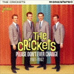 クリケッツ プリーズ ドント エバー チェンジ 1961 1962詳しい納期他、ご注文時はお支払・送料・返品のページをご確認ください発売日2016/8/10ザ・クリケッツ / プリーズ・ドント・エヴァー・チェンジ 1961-1962プリーズ ドント エバー チェンジ 1961 1962 ジャンル 洋楽ロック 関連キーワード ザ・クリケッツビートルズに多大な影響を与えたロック・バンドの元祖。バック・バンドをつとめたバディ・ホリー亡き後に、メンバーを大きく入れ替え、今も活動を続けるザ・クリケッツ。ヒット曲「Don’t　Ever　Change」、Bobby　Veeとの共演作「Someday」ほか、1961年〜1962年の全音源に加え、未発表、デモも多数収録。　（C）RS輸入盤国内仕様／ボーナストラック収録※こちらの商品はインディーズ盤のため、在庫確認にお時間を頂く場合がございます。収録曲目11.He’s Old Enough To Know Better(1:55)2.I’m Feeling Better(2:45)3.Don’t Ever Change(2:17)4.I’m Not A Bad Guy(2:12)5.I Believe In You(2:20)6.Parisian Girl(2:00)7.Little Hollywood Girl(2:12)8.My Little Girl(1:59)9.Teardrops Fall Like Rain(1:48)10.Willie And The Hand Jive(2:45)11.Summertime Blues(1:53)12.Searchin’(2:53)13.Pretty Blue Eyes(2:20)14.What’d I Say(2:37)15.Blue， Blue Day(1:50)16.Love Is Strange(2:35)17.Blue Monday(2:18)18.Break It Easy(2:05)19.Looking All Over Town(1:50)20.The Real Thing(1:46)21.Harlem Girl(1:46)22.Brand New Doll(1:58)23.A Fool Never Learns(1:56)24.Someday （Bonus tracks）(2:12)25.When You’re In Love （Bonus tracks）(1:55)26.The Ballad Of Batman （Bonus tracks）(2:32)27.Batmobile （Bonus tracks）(1:53)28.Dardanella （Bonus tracks）(2:06)29.What Time Is It? （Bonus tracks）(1:59)30.Stop Your Crying （Bonus tracks）(2:13)31.You’re Thirteen （Bonus tracks）(2:15)32.Judee Malone （Bonus tracks）(2:39)33.I’m Tired （Bonus tracks）(2:01)34.Submarine Race （Bonus tracks）(1:54) 種別 CD JAN 4526180392859 収録時間 73分56秒 組枚数 1 製作年 2016 販売元 ウルトラ・ヴァイヴ登録日2016/08/01