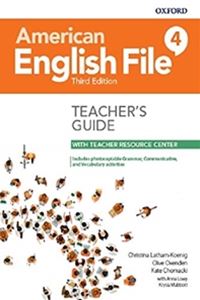 American English File 3／E Level 4 Teacher’s Guide with Teacher Resource Center
