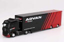1/64 Mercedes-Benz Actros w/レーシングトランスポーター ADVAN(左ハンドル) MGT00741-L 完成品ミニカー