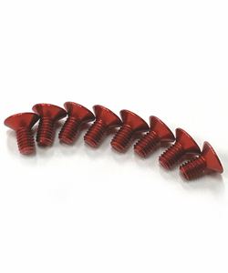Rakuten - S-Line 7075 M3六角皿ビス 5mm レッド TJD-05RE RCパーツ