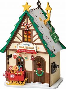 DIYミニチュアハウス Twinkling Christmas House DS036 DIYキット