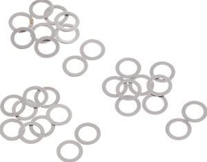 其它 - ステンレススチール4mmシムスペーサー 0.1/0.2/0.3厚(各10pcs入) 3RAC-SW04 RCパーツ