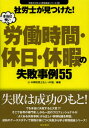 辻・本郷税理士法人HR室／編著失敗から学ぶ〈実務講座シリーズ〉 06本詳しい納期他、ご注文時はご利用案内・返品のページをご確認ください出版社名東峰書房出版年月2012年11月サイズ229P 21cmISBNコード9784885921421ビジネス ビジネス資格試験 社会保険労務士社労士が見つけた!本当は怖い労働時間・休日・休暇の失敗事例55シヤロウシ ガ ミツケタ ホントウ ワ コワイ ロウドウ ジカン キユウジツ キユウカ ノ シツパイ ジレイ ゴジユウゴ シツパイ カラ マナブ ジツム コウザ シリ-ズ 6※ページ内の情報は告知なく変更になることがあります。あらかじめご了承ください登録日2013/07/29