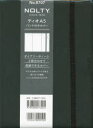 NOLTYティオA5 手帳カバー＆ブックセット（ブラック）（2024年1月始まり） 8707