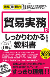 布施克彦／著図解即戦力：豊富な図解と丁寧な解説で、知識0でもわかりやすい!本詳しい納期他、ご注文時はご利用案内・返品のページをご確認ください出版社名技術評論社出版年月2020年08月サイズ255P 21cmISBNコード9784297114862経済 貿易 貿易実務貿易実務がこれ1冊でしっかりわかる教科書ボウエキ ジツム ガ コレ イツサツ デ シツカリ ワカル キヨウカシヨ ボウエキ／ジツム／ガ／コレ／1サツ／デ／シツカリ／ワカル／キヨウカシヨ ズカイ ソクセンリヨク ホウフ ナ ズカイ ト テイネイ ナ カイセツ...フォワーダー、引き合い、オファー、信用状、IQ品目、検疫、クレーム、TSU‐BPO、貿易保険、海上保険、キャッチオール規制、先物為替予約、LCL、FCL、船積み書類、インボイス、関税法、保税地域、船荷証券、荷為替手形、NACCS、特例輸入者制度…実務に役立つ知識満載!貿易トラブル解決Q＆Aとキーワード集も充実!基礎知識（貿易の基礎知識｜輸出入の流れ）｜取引・交渉（輸出入における交渉｜インコタームズと契約書の内容）｜輸出実務（輸出準備｜輸出手続き｜代金決済手続き）｜輸入実務（商品の受け取り｜輸入申告と関税）｜書類（貿易書類の書き方・読み方）※ページ内の情報は告知なく変更になることがあります。あらかじめご了承ください登録日2020/08/12