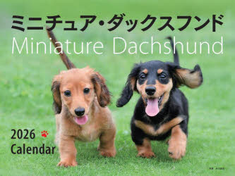 2026ワイドカレンダーミニチュア・ダッ