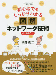 網野衛二／著本詳しい納期他、ご注文時はご利用案内・返品のページをご確認ください出版社名日経BP出版年月2020年11月サイズ227P 28cmISBNコード9784296107681コンピュータ ネットワーク その他初心者でもしっかりわかる図解ネットワーク技術 オールカラーシヨシンシヤ デモ シツカリ ワカル ズカイ ネツトワ-ク ギジユツ オ-ル カラ-インター博士とネット君が分かりやすくていねいに解説。日経NETWORKの人気連載を書籍化。1章 データはどうやって送られる?｜2章 アドレスって何?｜3章 ネットワークを安全に使うには｜4章 通信傍受を防ぐ暗号化｜5章 ネットのさまざまなサービス｜6章 ネット障害を防ぐ※ページ内の情報は告知なく変更になることがあります。あらかじめご了承ください登録日2020/11/06