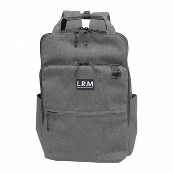 【ネコポス不可】L.R.M 10ポケット スクエア3層リュック CMK19-0541 グレー【A】【キャンセル・返品不可】