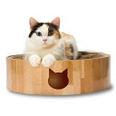 猫壱 バリバリボウル ライトブラウン (猫用ツメみがき)【ネコポス不可】