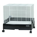 三晃商会 イージーホームエボブラック60-BK C51 (小動物用飼育ケージ)【ネコポス不可】(4)