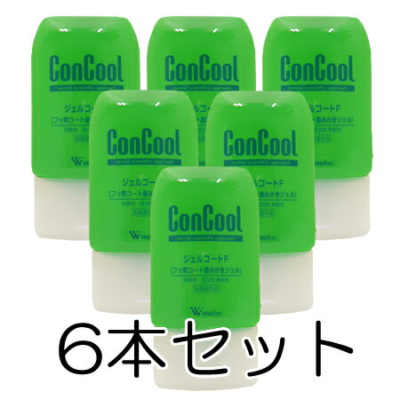 ウエルテック コンクールジェルコートF （歯磨きジェル） 90g×6本セット