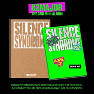 3RD MINI ALBUM ： SILENCE SYNDROMECD発売日2025/4/15詳しい納期他、ご注文時はご利用案内・返品のページをご確認くださいジャンル洋楽アジアンポップス　アーティスト82メジャー82MAJOR収録時間組枚数商品説明82MAJOR / 3RD MINI ALBUM ： SILENCE SYNDROME82メジャー / 3RDミニ・アルバム：サイレンス・シンドローム2023年デビューのボーイズグループ、82MAJORが3集ミニ・アルバムでカムバック!※177x247x25mm。収録内容1. What are you looking at （TAKEOVER）2. Heroes3. Passport4. Promise You関連キーワード82メジャー 82MAJOR 商品スペック 種別 CD 【輸入盤】 JAN 8809704433013登録日2025/03/26