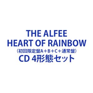THE ALFEE / HEART OF RAINBOW（初回限定盤A＋B＋C＋通常盤） CD 4形態セット