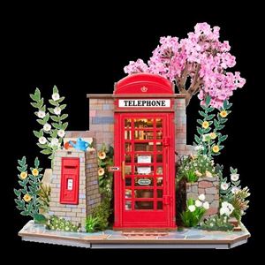 3Dウッドパズル Blossom Book Booth TGS05 DIYキット