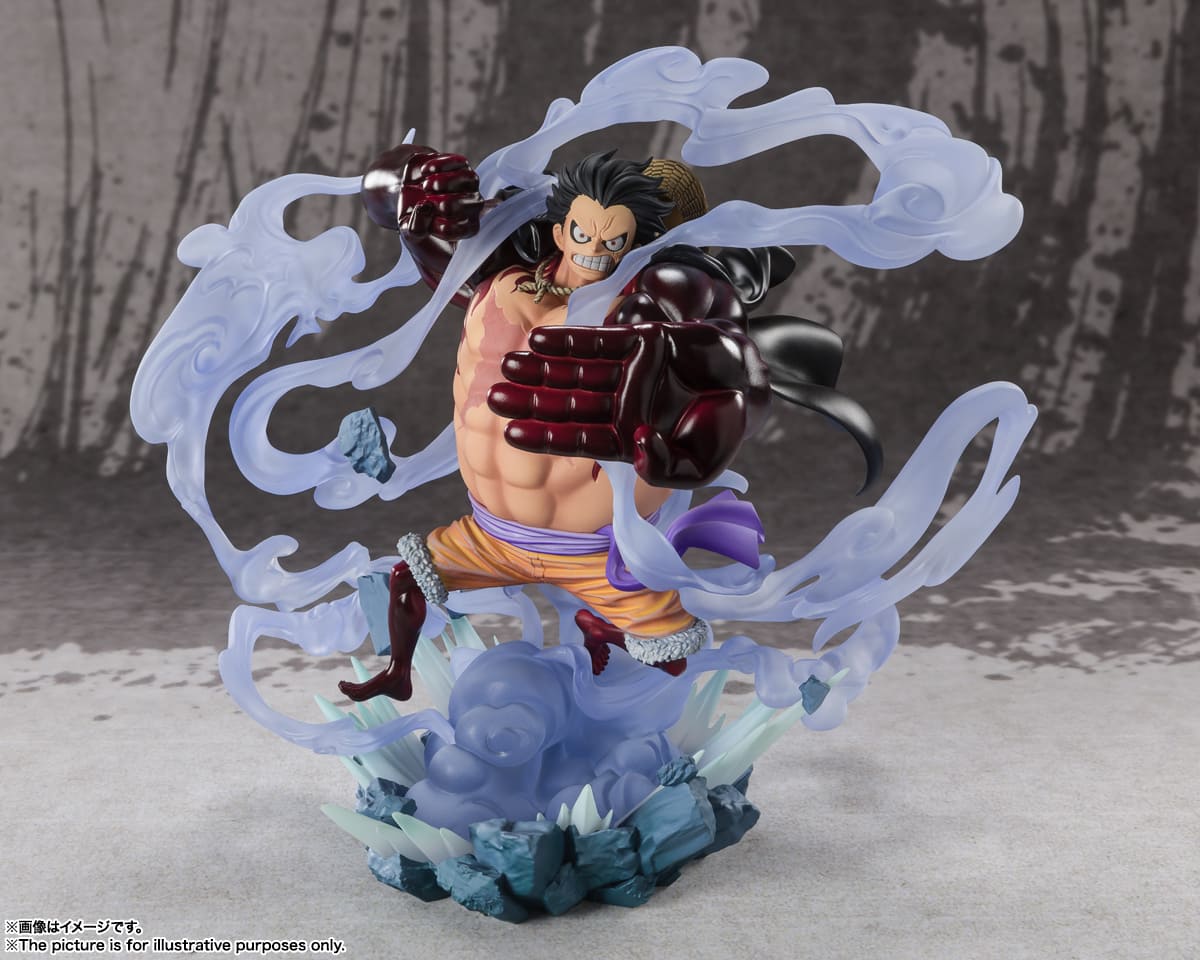 피규아츠 ZERO ONE PIECE 와노 국편[초격전] 몽키·D·루피 -기어 4 미선장 오니가시마 괴물 결전- 도장이 끝난 완성품 피규어
