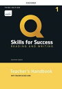 Q： Skills for Success 3／E： Reading and Writing Level 1 Teacher’s Book Guide with Teacher’s Book Resource Access Code Card
