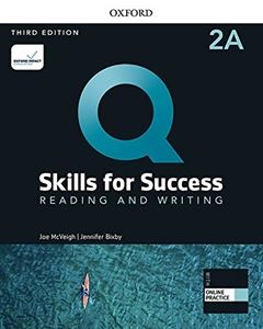 QF Skills for Success 3^EF Reading and Writing Level 2 Student Book A with iQ Online Practice