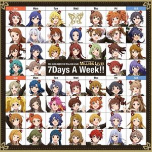 ナムコミリオンオールスターズ ジ アイドルマスター ミリオン ライブ 7デイズ ア ウィークCD発売日2024/7/31詳しい納期他、ご注文時はご利用案内・返品のページをご確認くださいジャンルアニメ・ゲームゲーム音楽　アーティスト765 MILLION ALLSTARS収録時間31分54秒組枚数1関連キーワード：IDOLMASTER あいます商品説明765 MILLION ALLSTARS / THE IDOLM＠STER MILLION LIVE! 7Days A Week!!ジ アイドルマスター ミリオン ライブ 7デイズ ア ウィーク描き下ろしイラストジャケット関連キーワード765 MILLION ALLSTARS 収録曲目101.7Days A Week!!(5:08)02.DIAMOND DAYS （765 MILLION ALLSTARS ver.）(5:20)03.DIAMOND DAYS （MILLION C＠STING 01 ver.）(5:20)04.DIAMOND DAYS （MILLION C＠STING 02 ver.）(5:20)05.DIAMOND DAYS （MILLION C＠STING 03 ver.）(5:20)06.DIAMOND DAYS （MILLION C＠STING 04 ver.）(5:22)商品スペック 種別 CD JAN 4540774251056 製作年 2024 販売元 バンダイナムコフィルムワークス登録日2024/05/30