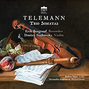 A ERIK BOSGRAAF / TELEMANN F TRIO SONATAS [CD]