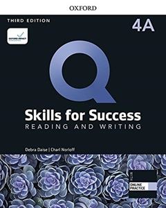 Q： Skills for Success 3／E： Reading and Writing Level 4 Student Book A with iQ Online Practice