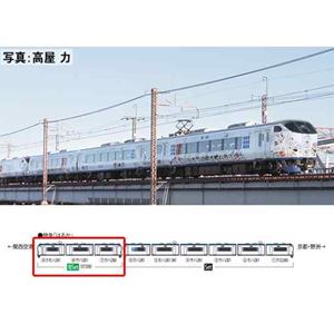 JR 281系特急電車（ハローキティはるか・Ougi）増結セット（3両） 97208 Nゲージ
