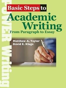 Basic Steps to Academic Writing Student book