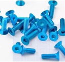 アルミ皿ヘックスビスM3×6mm/6本 A2306-BL6 RCパーツ