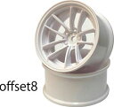 SSR REINER type10S WHEEL オフセット6(浅リム)ホワイト(2pcs) WW-0706WH RCパーツ