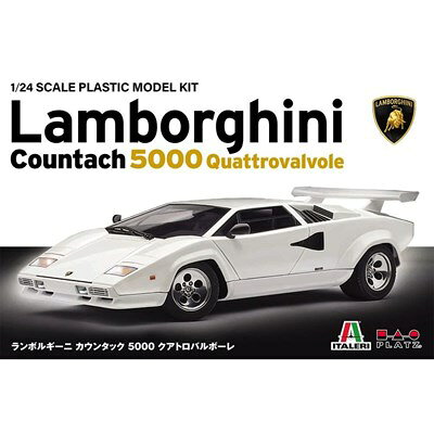 1/24 ランボルギーニ カウンタック LP 5000 クアトロバルボーレ ニホンゴバン トクベツシヨウカープラモデル発売日2026/8/31詳しい納期他、ご注文時はご利用案内・返品のページをご確認ください関連キーワード車&バイクシリーズプラッツカーモデルランボルギーニ（カーモデル）関連キーワード：スケールプラモデル スケールモデル 自動車模型 車模型 自動車 車 カー模型 模型 イタレリ Lamborghini Countach Quattrovalvole商品説明1/24 ランボルギーニ カウンタックLP5000 クアトロバルボーレ 日本語版特別仕様 PIT001 組み立て式プラモデルプラモデル【数量限定商品】商品特徴商品解説：ランボルギーニ・カウンタックLP5000を1/24スケールで再現したプラスチックモデル組み立てキットです。このキットはイタレリの傑作キットを日本専用パッケージに収めて日本語の組み立て説明書をセットした特別仕様です。日本語での組み立てでより安心して傑作キットに取り組んでいただけます。実車はスーパーカーブームの火付け役となったカウンタックのエンジンを4バルブ化したモデルで1985年に登場しました。モデルはウエッジシェイプにリヤウイングを装着したカウンタックならではの個性的なスタイルを仕上がり全長17.1cm、パーツ点数150点で再現。V型12気筒エンジンからミッション、それを取り囲むスペースフレームなど までしっかりと再現したフルディテールモデル。インテリアもスパルタンな雰囲気を伝える詳細な再現が見逃せません。【主な特徴】■イタレリ製の傑作キット■日本語組み立て説明書なので、あらゆるモデラーにおすすめです。■パッケージも日本製なので、質・デザインともに安心しておすすめです。■ボディ成形色:白■エンジンパーツ付属パッケージサイズ:34 x 24 x 6cmカテゴリー：プラスチックモデル仕様：1/24スケールプラモデル関連商品プラッツ 車&バイクシリーズプラモデルパーツ一覧プラモデルツール（工具）一覧商品スペック 種別 グッズ カープラモデル JAN 4545782051124登録日2026/08/03