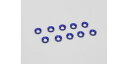 M4サラワッシャー(ブルー/10Pcs) W0147 RCパーツ