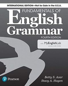 Azar-Hagen Grammar Fundamentals English Grammar 4th Edition Student Book with MyLab Access