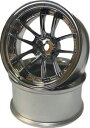 SSR REINER type10S WHEEL オフセット8(深リム)クロームシルバー(2pcs) WW-0708CS RCパーツ