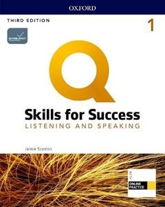 Q： Skills for Success 3／E： Listening and Speaking Level 1 Student Book with iQ Online Practice