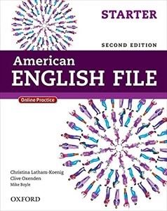 American English File 2nd Edition starter Student Book with Oxford Online Skills