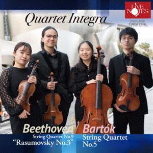 作曲家名: Ma行 - クァルテット・インテグラ / ベートーヴェン：弦楽四重奏曲第9番「ラズモフスキー第3番」＆バルトーク：弦楽四重奏曲 第5番 [CD]