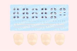 創彩少女庭園カスタマイズフェイス&デカールセットVol.6【雨間デザイン】 JK059 プラモデルパーツ